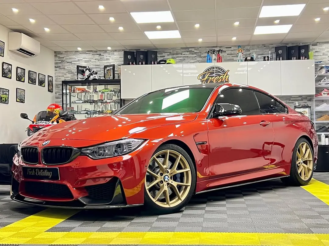 BMW M4 Sakhir Orange après passage à l'atelier Fresh Detailing 95